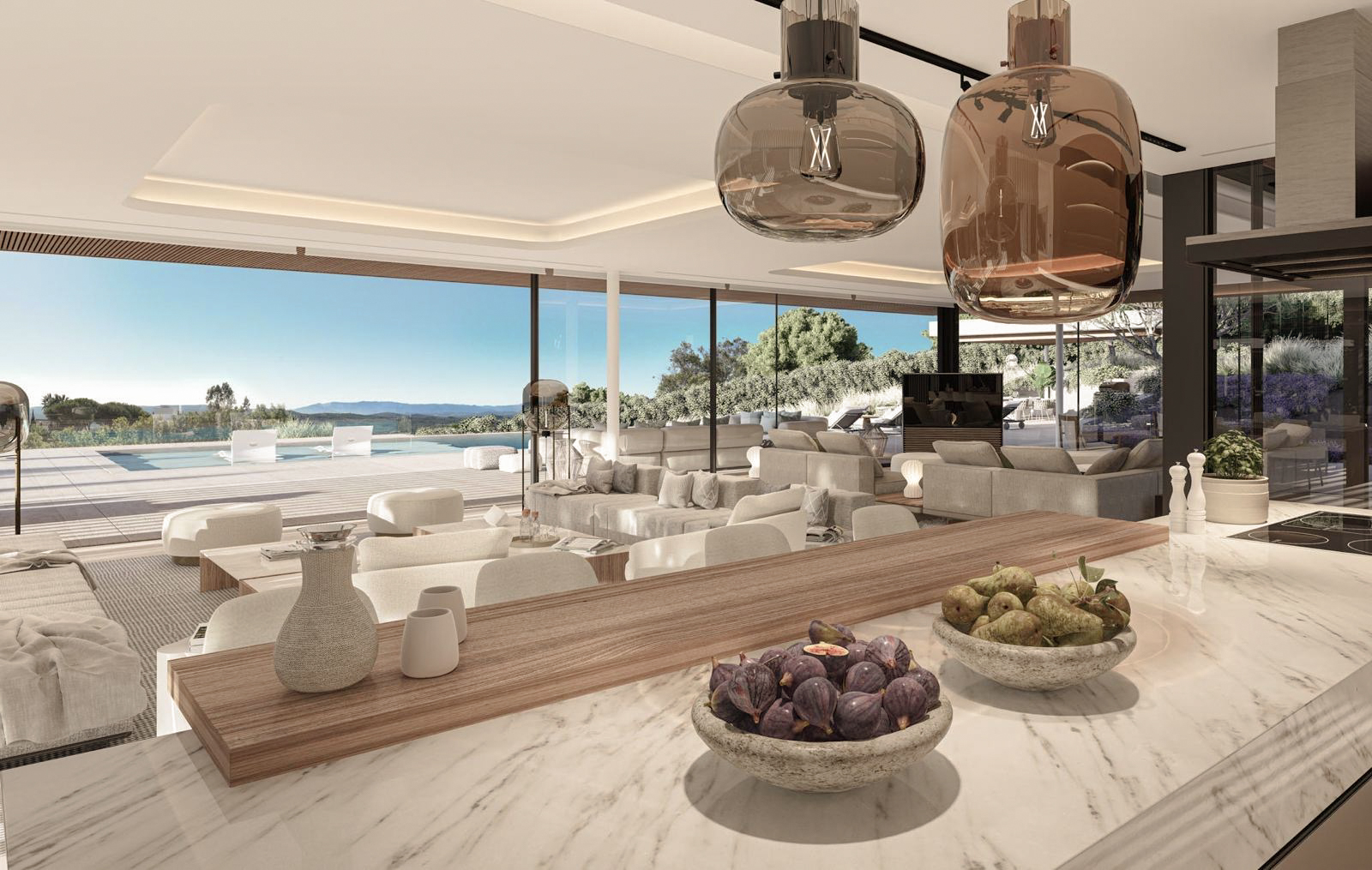 Luxusvilla an der Küste