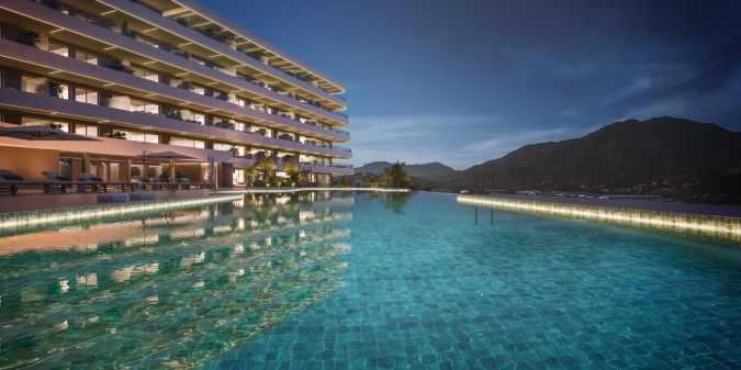 Stilvolle Erdgeschosswohnung mit eigenem Garten in Maralto Estepona