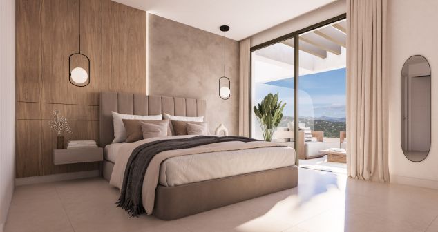 Elegante 1-Schlafzimmer Eckwohnung mit großer Terrasse in Maralto Estepona