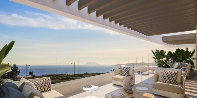 Außergewöhnliches 3-Zimmer-Apartment mit Terrasse in Maralto Estepona