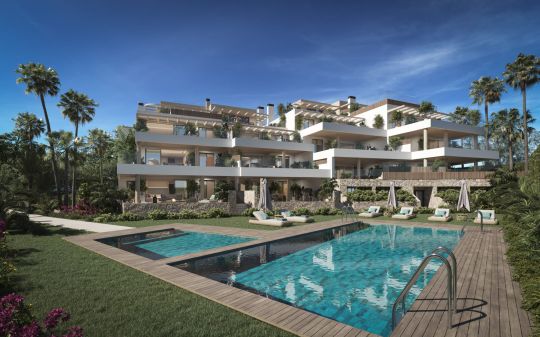 ARUNA – Modernes Wohnen mit Panoramablick auf das Meer und die Berge in Cabopino, Marbella